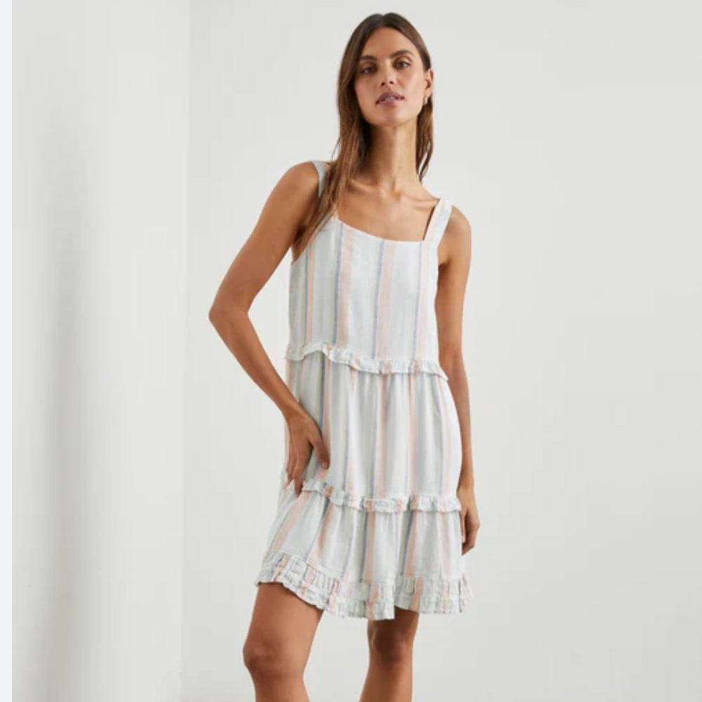 Rails Sandy Linen Blend Mini Dress